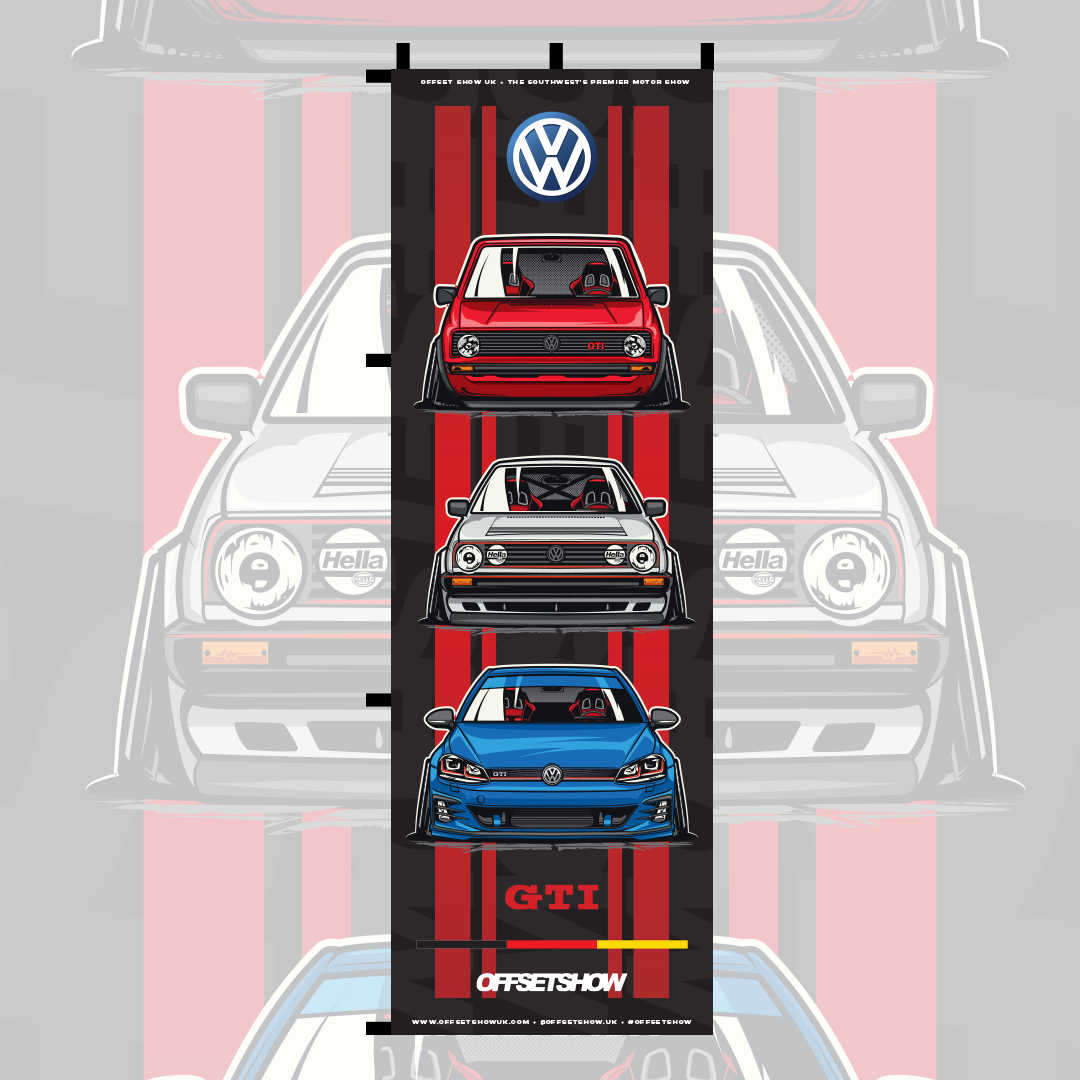 VW GTI NOBORI FLAG